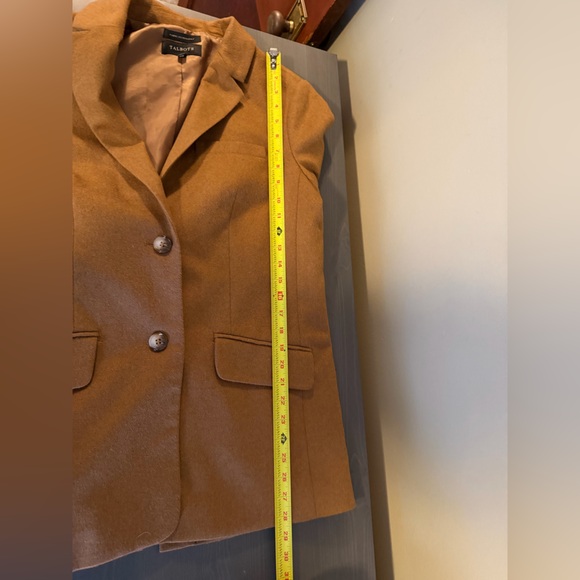 Talbots Brushed Italian Wool Camel Blazer - Picture 6 of 9